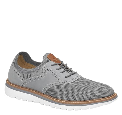 Johnston & Murphy Men’s Braydon Knit Saddle Shoes, Casual Dress Shoes for Men, Versatile Modern Men’s Shoe