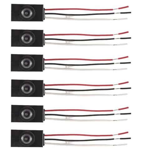 Bortivier 6 Paquetes de Sensor del Anochecer al Amanecer para IluminacióN Exterior Interruptor FotoeléCtrico de 120-277 V Sensor de Luz de FotocéLula