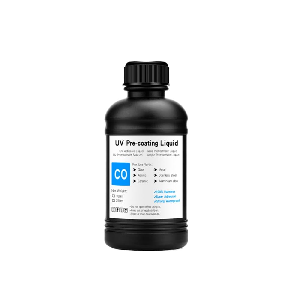 Aditivo líquido de limpieza, precapa de viscosidad de botella de 500ML para cabezal de impresión de inyección de tinta R290 R330 L800 1390 1400(250ML Coating-Metal)