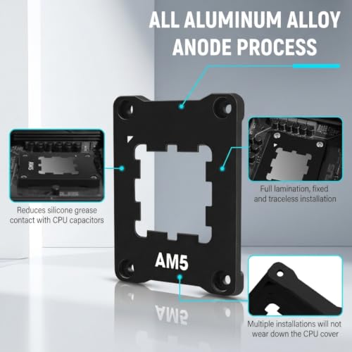 Image of ZORBES Aluminum AMD AM5 CPU Contact Frame Integrated Holder