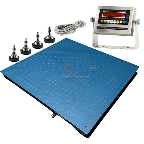 Báscula industrial SellEton SL-800-4x4-5-SS-LED 48"x48" 5000 lb