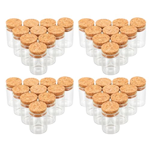 Mini bouteilles en verre borosilicate étanches et résistantes pour rangement