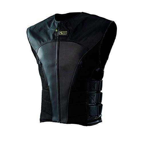 Certified Motorcyclist Motorcycle Airbag Vest (L) Black (Chopper)