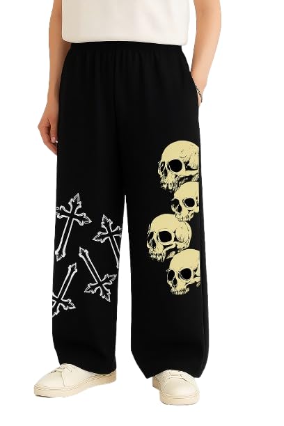 Image of Men Baggy Regular Fit Track Pants