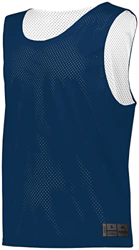 Augusta Sportswear Mesh Reversible Pinnie 3XL Navy/White
