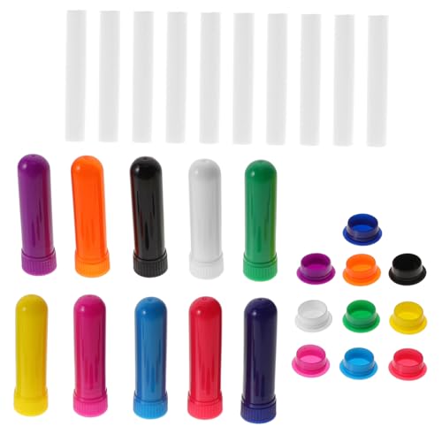 Anneome 10piezas Inhaladores Aromaterapia Aceites Esenciales Resistente Fácil Limpiar