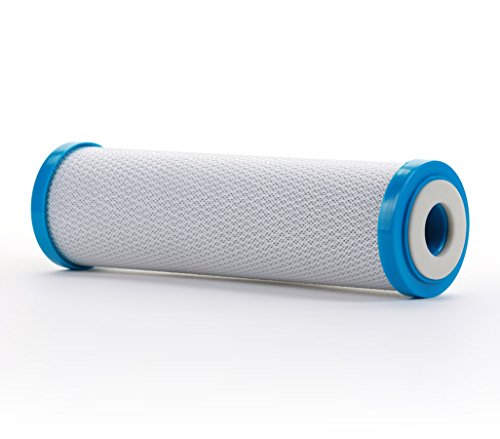 iFilters 0.5-Micron Carbon Block Water Filter – Coconut Shell CTO Drinking Water Filter Cartridge – 10-inch Replacement for Filtration Systems – Reduces Odors, Chlorine Taste – 2.5