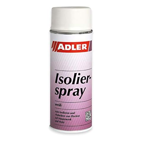 ADLER Isolierspray 400ml Weiß - Universelle, weisse Isolierfarbe für Flecken - Fleckenblocker Cover