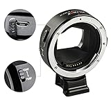 VILTROX EF-NEX IV Lens Mount Adapter,Camera Lens Automatic Converter Ring,EF-NEX IV Mount Converter...