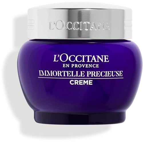 L'OCCITANE - Crème Visage Immortelle Précieuse - 50 ml - Premiers signes de l'âge - Fabriqué en France