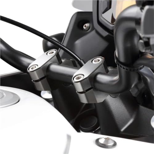 Adaptador abrazadera de manillar extendido para reducir la fatiga en moto 7