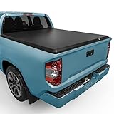 AUTOSAVER88 Soft Roll Up Truck Bed Tonneau Cover Fit for Toyota Tundra 2022 2023 2024 2025 2026 5.5ft Bed with Deck Rail System(Excl. Trail Edition)