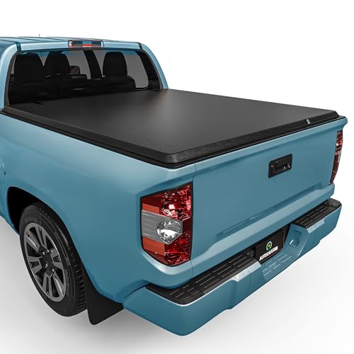 AUTOSAVER88 Soft Roll Up Truck Bed Tonneau Cover Fit for Toyota Tundra 2022 2023 2024 2025 2026 5.5ft Bed with Deck Rail System(Excl. Trail Edition)