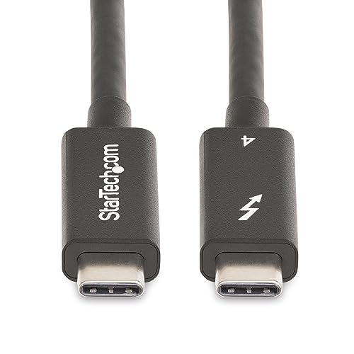 Startech.Com Cavo Thunderbolt 4 Attivo Da 2M, 40 Gbps, 100W Power Delivery, Video 4K/8K, Cavo Thunderbolt Intel Compatibile Con USB4/USB 3.2/USB Tipo-C/Displayport/Thunderbolt 3 (A40G2MB-TB4-CABLE) - 4