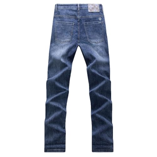Jeans Pants Trouser Denim Extended Edition Men's Tall Large Slim Fit Summer Thin2