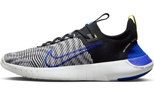Image of Nike Mens Free RN FK Next Nature-Black /HIGH Voltage-Racer BLUE-FB1276-003-6UK, Running