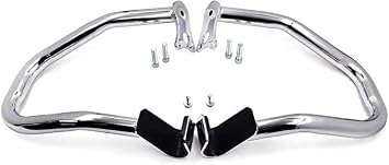 HTTMT- US-TGHD-IEG02-CD- Engine Guard Highway Crash Bar Kit Compatible with Indian Scout 2015-2018 Repl. 2881756-156
