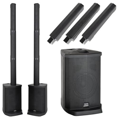 McGrey E-208LA Conjunto de Altavoces estéreo de Sistema PA Line Array de Columna Activo