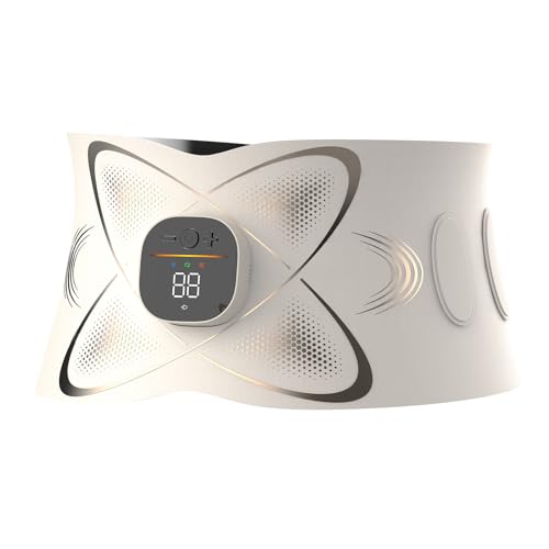 FAD Cleard - Abs Sculptor, Ab Stimulator Belt with Heating Pad for Belly Fat Burning, ab Toner Muscle Stimulator for Stomach Exercise Smooth & Firm, Lower Back Massager for Pain Relief Unisex Gifts
