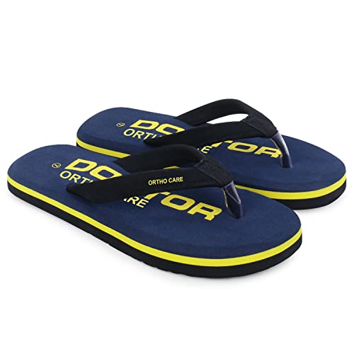 DOCTOR EXTRA SOFT House Slipper for Men's Care |Orthopaedic | Diabetic | Comfortable | Cushion | Flip-Flop Men's and Boy’s Home Slides for Daily Use D-60027