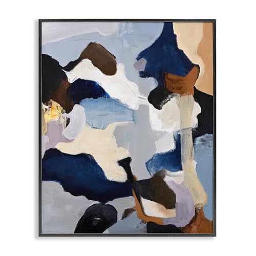 Art Giclée Cool Tones Stupell encadré noir impression galerie d'art Design Fabrikken