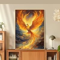 Amazon.co.jp: [XLOYP] 朱雀 絵 動物 50*70cm 壁アート 背景 デザイン