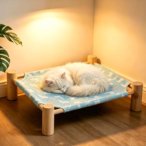 Hamac pour chat surélevé : fini le canapé griffé, offrez-lui son lit - 4
