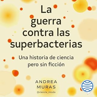 Diseño de la portada del título La guerra contra las superbacterias