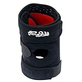 Dehang - Soporte Rodillera Protección Protector Deportiva Ajustable de Rodilla para Gimnasio Fútbol Baloncesto Fitness - Negro