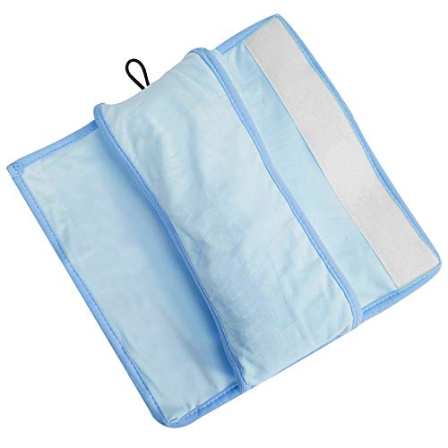 Image of COOLBEBE Seat Belt Pillow for Kids, Extra Soft Toddler Travel Pillow for Car Seat, Universal Carseat Strap Cushion Pads for Childs Baby People Adults, Blue