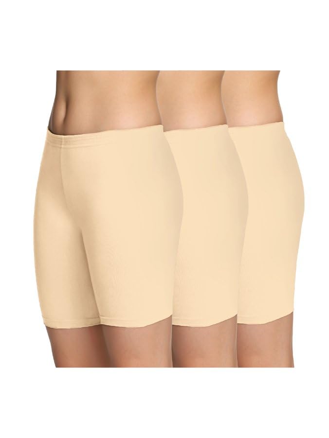 lux karishma Shorts - 100% Pure Cotton, Soft & Breathable Undershorts for Women & Girls, Non-See-Through, Perfect for Layering Under Skirts & Everyday Use (Colors May Vary)-picture-29