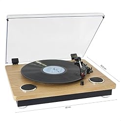 MADISON – MAD-RT300SP-MKII – Platine Vinyle Vintage avec Haut-parleurs intégrés (2x8W), Bluetooth, USB, Micro-SD – Bois - Les Beatles, Paul McCartney, John Lennon, RIngo Starr, George Harrison MADISON - MAD-RT300SP-MKII - Platine Vinyle Vintage avec Haut-parleurs intégrés (2x8W), Bluetooth, USB, Micro-SD - Bois – Image 4