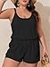 Summer Mae Plus Size Swim Romper Women One Piece Swimsuit Blouson Bathing Suit with Pockets 2025 Modest Swimwear Black 18 Plus