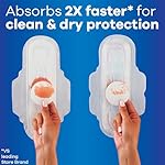 Always Ultra Thin, Feminine Pads For Women, Size 1 Regular Absorbency, With Wings, Unscented, 46 Count - Image 3