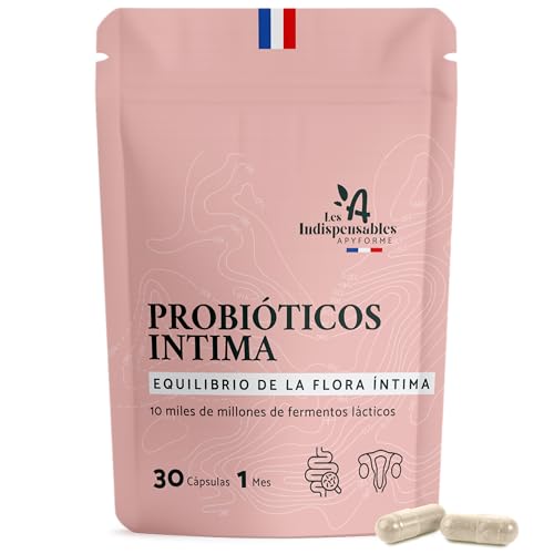 Apyforme - Probioticos Mujer Flora Intima - 4 Cepas Lactobacillus Reuteri, Rhamnosus Crispatus y Acidophilus - 30 Cápsulas Gastroresistentes - Probio+ Intima
