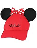 Disney Minnie Mouse Girls Youth Ears Cap, Red