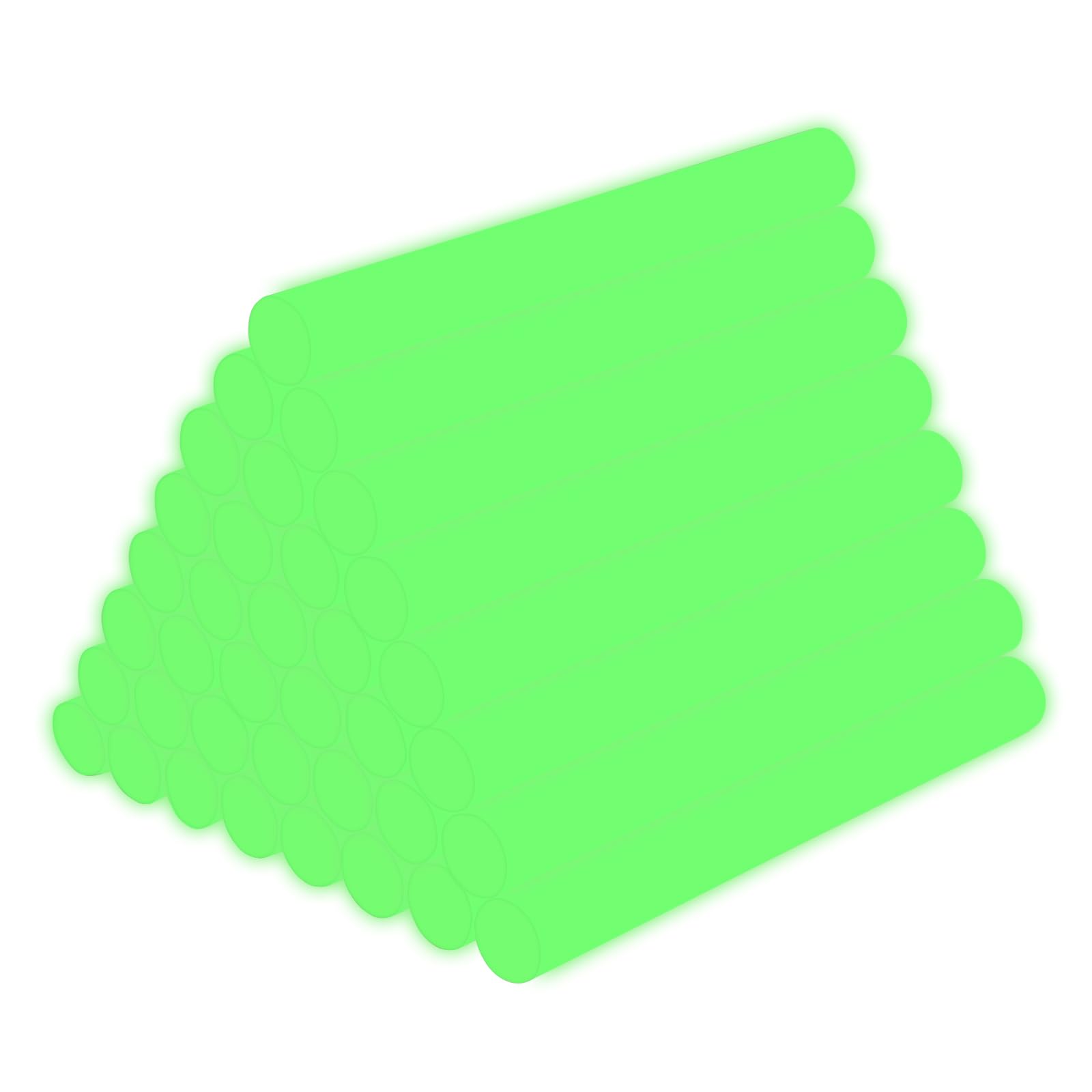 ENPOINT Glow in The Dark Glue Sticks Bulk, 36 Pack Sealing Wax Sticks for Stamp Seals Crafting DIY Art Gluing Project Low and High Temp Car Dent Repair Sealing, 4" Long x 0.43" Dia