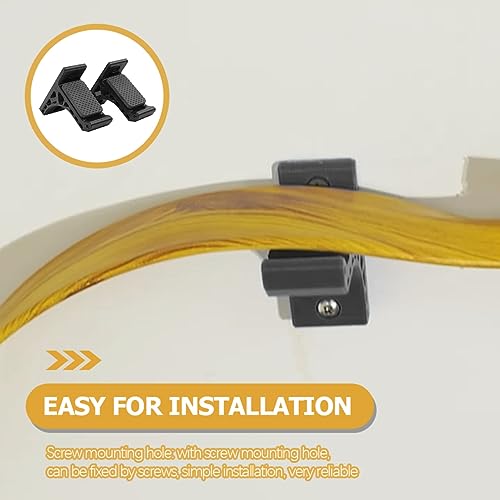 Soporte de pared para arco recurvo y flechas para evitar daños en arcos largos 3