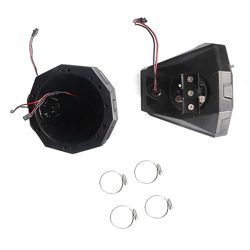 Parlantes 6.5'' para jaula UTV con abrazaderas ajustables