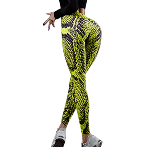 Legging de yoga imprimé opaque pour femme évitant les glissements au fitness