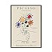 Picasso Matisse art mural peinture abstraite corps fille fleur affiches et impressions photos nordiques sans cadre peinture sur toile D 30x40 cm