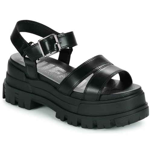  Buffalo Sandalo donna Aspha TS zeppa nero DS24BF02 BN16021881 39
