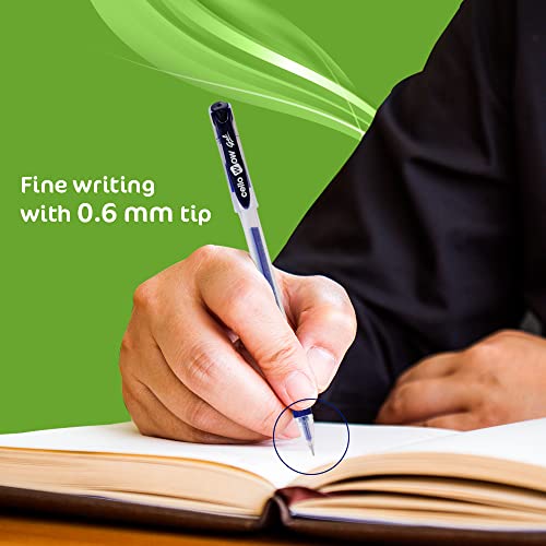 Image of Cello Aspro Mavro Ball Pen Set Wow Blue Gel Pen Jar of 20 Units