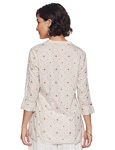 Image of Easybuy Women's Regular Kurta (PA21VI05FE Off White S)