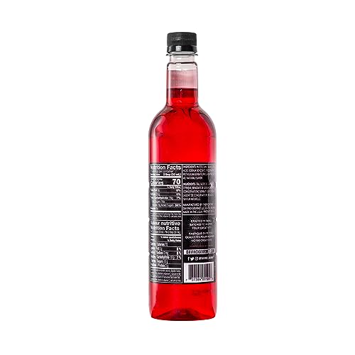 Image of DaVinci Gourmet Classic Strawberry Syrup, Keto-friendly, 25.4 Fluid Ounces (Pack of 4)