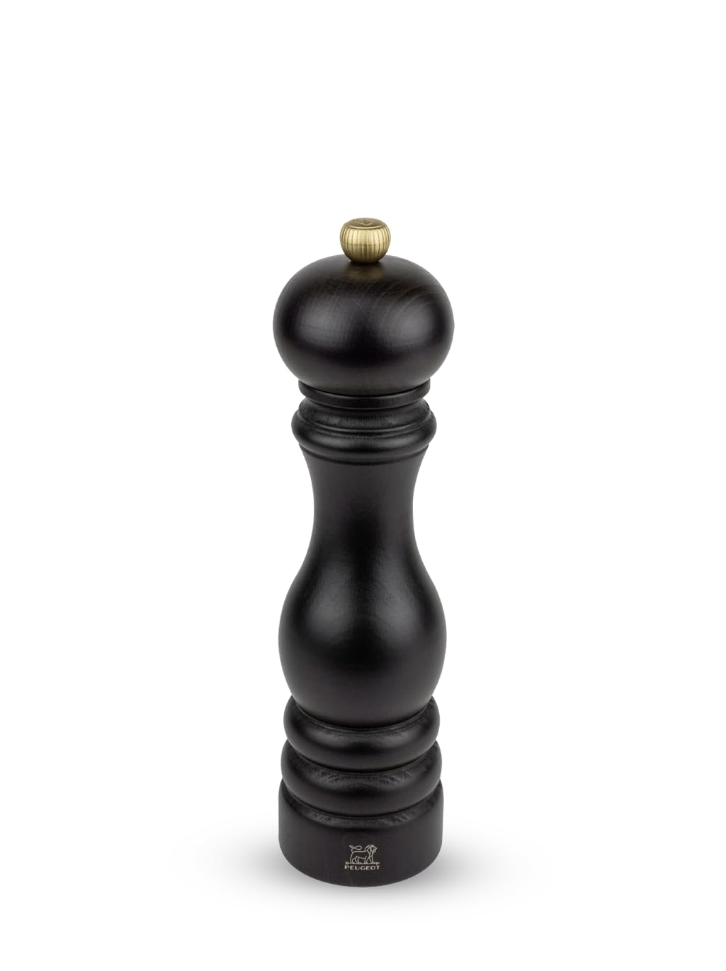 PEUGEOT - Paris 22 cm Pepper Mill - Classic Grind System - Made with PEFC Certified Wood - Lifetime Guaranteed Mechanism - Made in France - Chocolate Colour