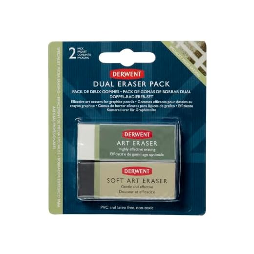 Derwent Dual Eraser, Pack, 2 Count (2301963)