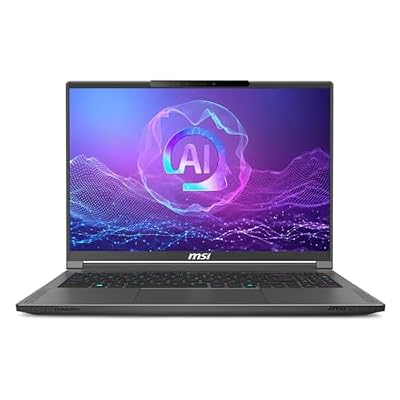 MSI Creator A16 AI+ A3HVFG-286US 16" WQXGA 240Hz Copilot+ PC Mobile Workstation, AMD Ryzen AI 7 350 2.0GHz, 32GB RAM, 1TB SSD, NVIDIA GeForce RTX 4060 8GB, Windows 11 Home, Lunar Gray