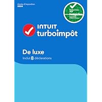TurboImpôt De luxe 2024 - 8 déclarations - Français - Windows - Téléchargement [PC Online code]