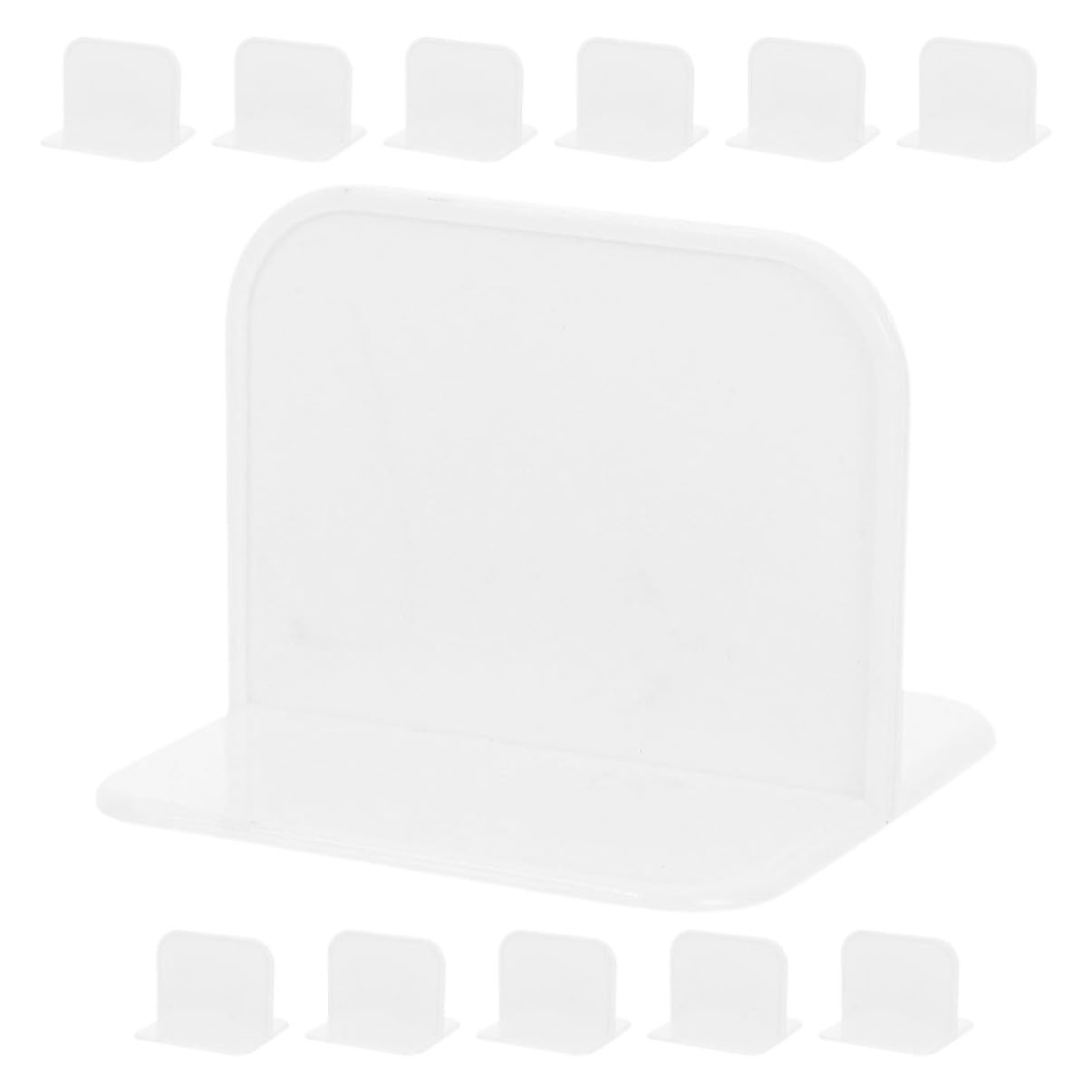 OSALADI Plastic Playpen Stabilizer Adhesive Furniture Anchor 12 Pcs Wall Mount for Child Safety